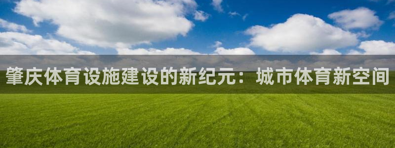 意昂体育4平台注册要钱吗安全吗：肇庆体育设施建设的新纪元：城