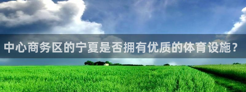 意昂4官网：中心商务区的宁夏是否拥有优质的体育设施？