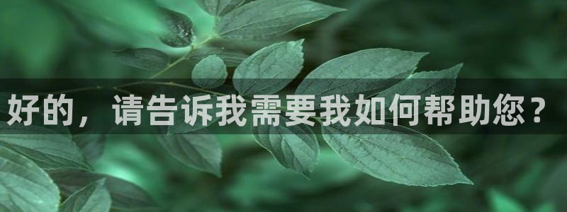 意昂4官方：好的，请告诉我需要我如何帮助您？