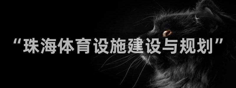 海南意昂体育4发展怎么样：“珠海体育设施建设与规划”