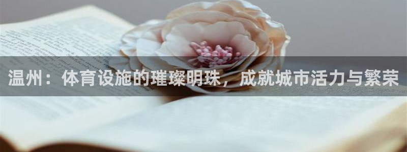 意昂4集团官网首页：温州：体育设施的璀璨明珠，成就城