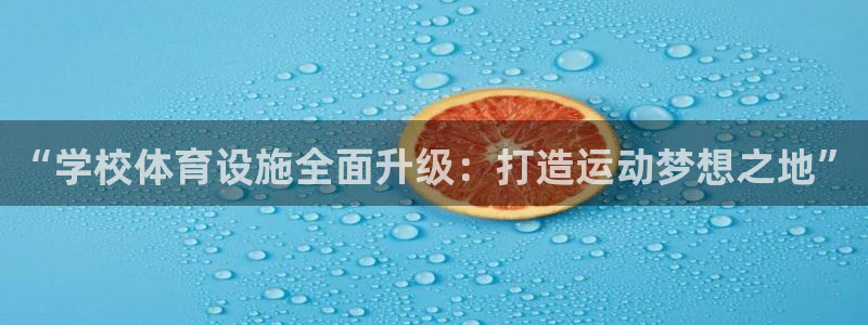 意昂4开户：“学校体育设施全面升级：打造运动梦想之地